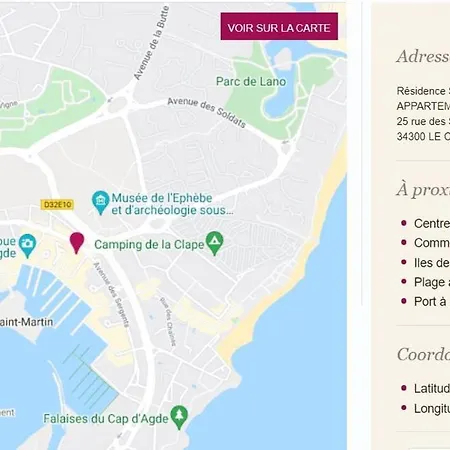 Cap D'Agde Centre Port Studio Pour 4 Avec Grande Terrasse Διαμέρισμα *